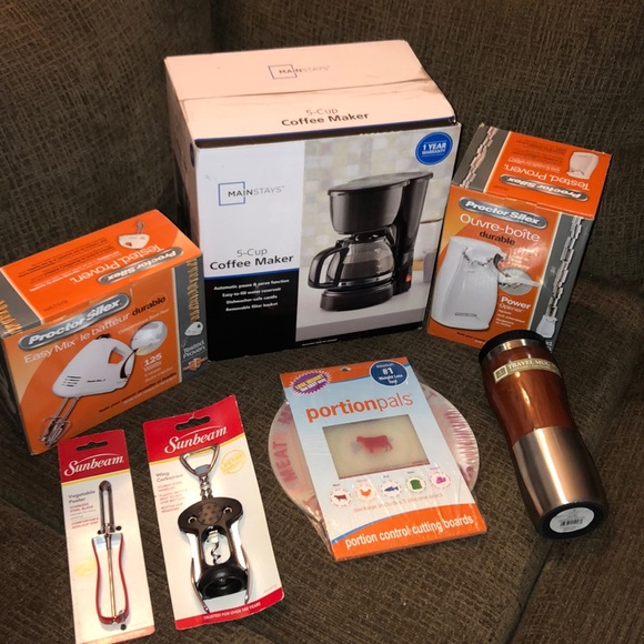 Proctor Silex Other - 7 Pc Kitchen Bundle Coffee Maker Can Opener Mixer